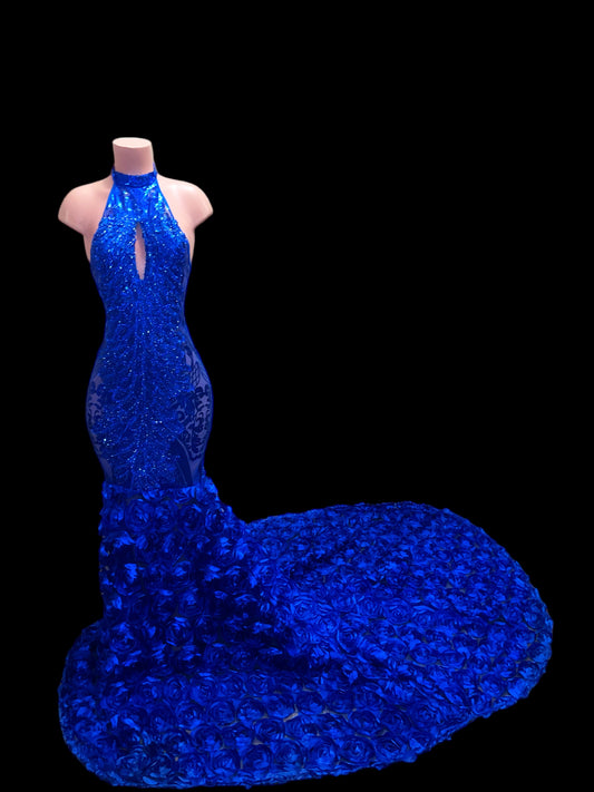 Blue raven gown